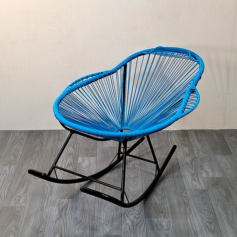 Modern Style Iron Base Lazy Chair Chaise Lounge Rocking Chair