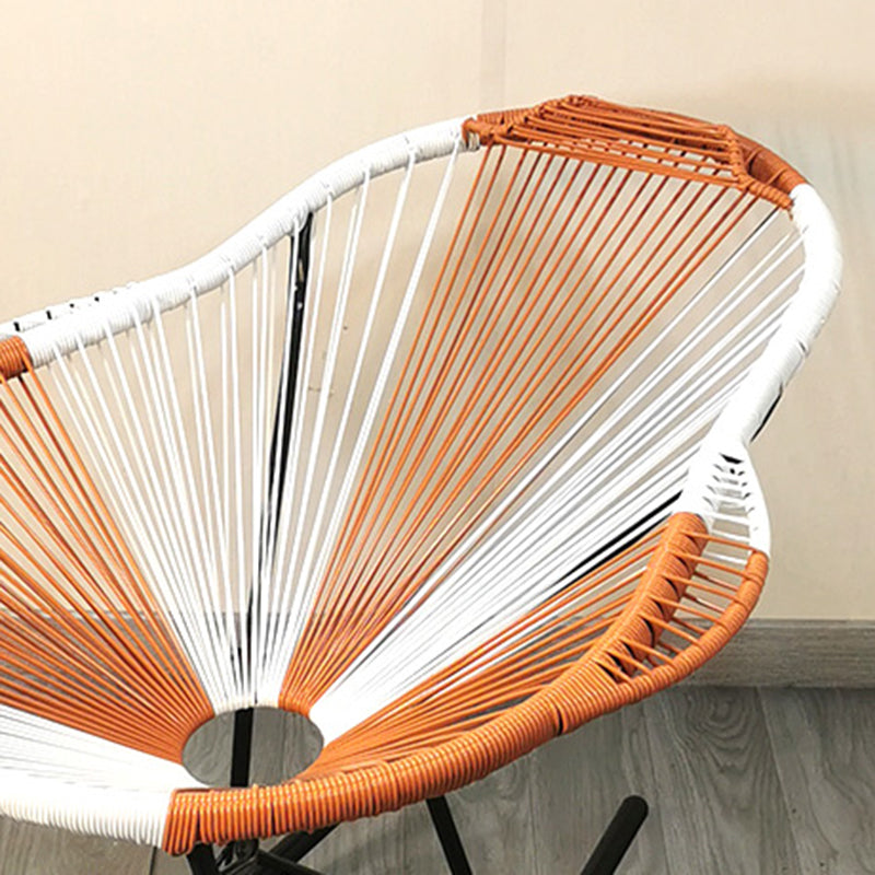 モダンスタイルのアイアンベースレイジーチェアチェーズラウンジロッキングチェア