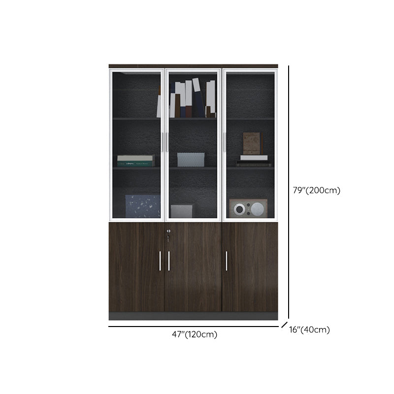 Archivo moderno medieval Babyet Marco de madera Archivo vertical