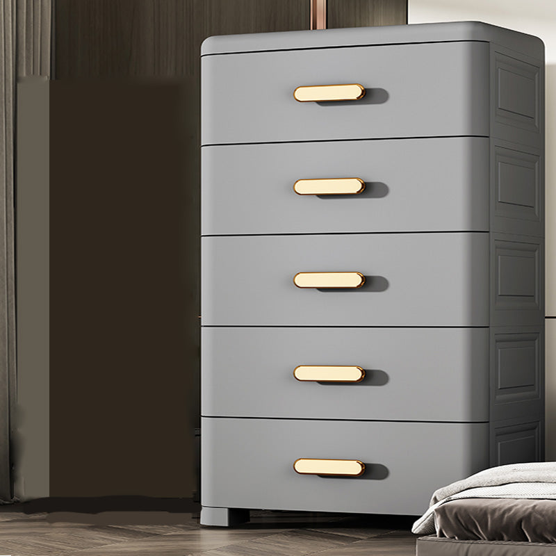 Rectangular Plastic Wardrobe Teen Style Simple Bedroom Storage Cabinet