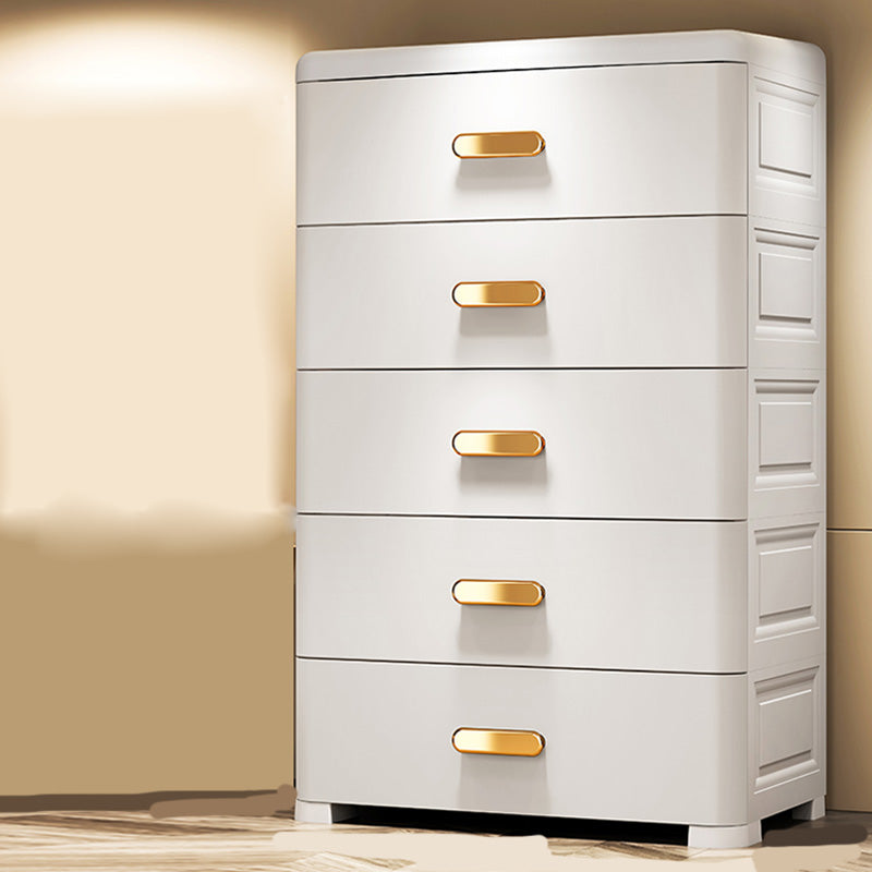 Rectangular Plastic Wardrobe Teen Style Simple Bedroom Storage Cabinet