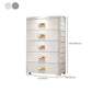 Rectangular Plastic Wardrobe Teen Style Simple Bedroom Storage Cabinet
