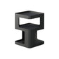 21.7" Tall Block End Table 3-Tier Metal Accent Side Table for Living Room Clearhalo 'Coffee & Accent Tables' 'End & Side Tables' 'end_side_tables' 'furn' 'furn_end_side_tables' 'Furniture' 'Living Room Furniture' 7488751