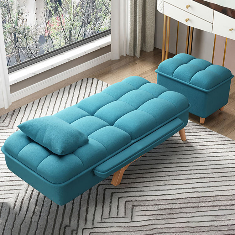 Adjustable Standard Recliner Solid Wood Scandinavian Recliner Chair with Storage Clearhalo 'Chairs & Seating' 'furn' 'furn_recliners' 'Furniture' 'Living Room Furniture' 'Recliners' 7488998