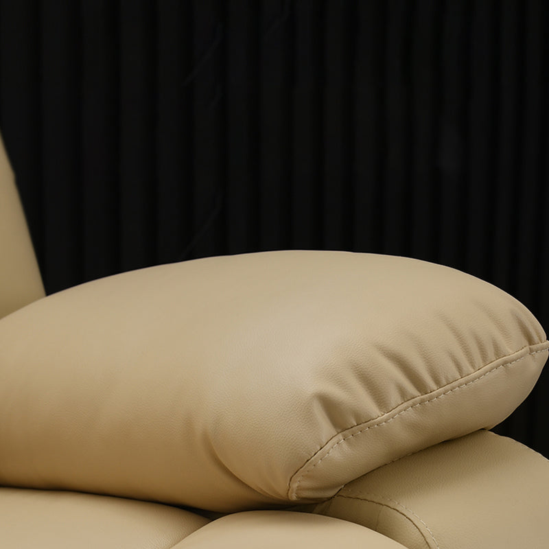 Tradizionale poltrone reclinabile standard a colore solido telaio in metallo reclinabile