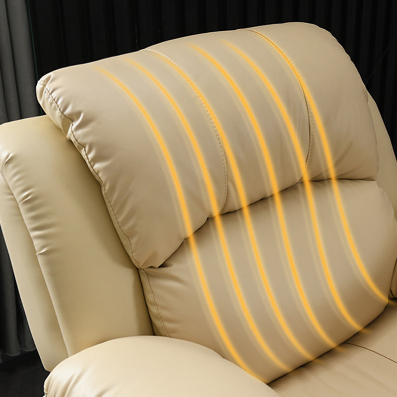 Tradizionale poltrone reclinabile standard a colore solido telaio in metallo reclinabile