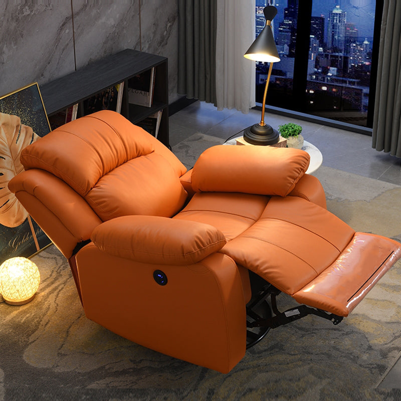 Manuale in pelle finta- Leva standard Recliner Metal Frame Recliner