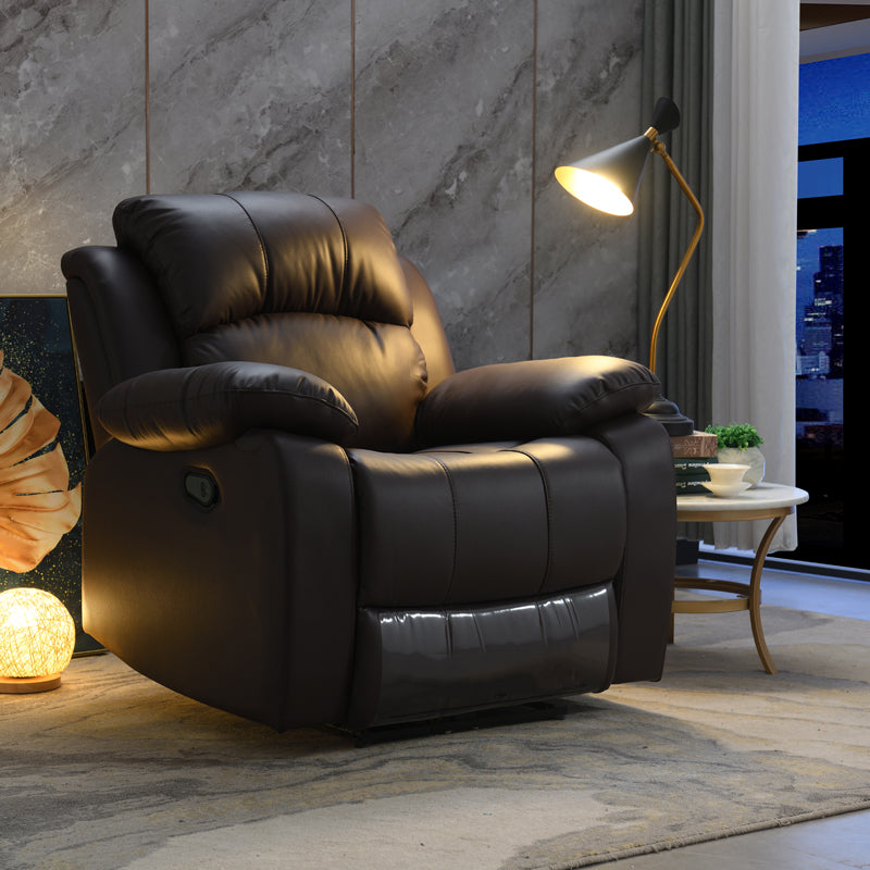 Manuale in pelle finta- Leva standard Recliner Metal Frame Recliner