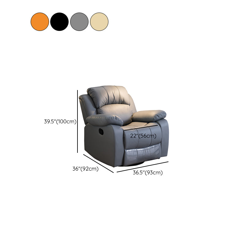 Manuale in pelle finta- Leva standard Recliner Metal Frame Recliner