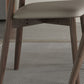 Silla lateral de estilo moderno de madera silla de comedor de espalda abierta para cocina