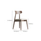 Silla lateral de estilo moderno de madera silla de comedor de espalda abierta para cocina