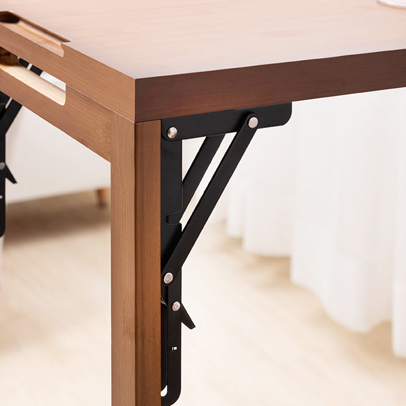 Table de table de pub à barre en bois 1/3 pcs table de barre pliante et tabourets en marron et naturel