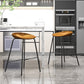 Industrial Indoor Bar Stool Upholstered Bar Stool with Metal Base Clearhalo 'Bar Furniture' 'Bar Stools' 'bar_stools' 'furn' 'furn_bar_stools' 'Furniture' 'Kitchen & Dining Furniture' 7491649