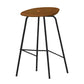 Industrial Indoor Bar Stool Upholstered Bar Stool with Metal Base Clearhalo 'Bar Furniture' 'Bar Stools' 'bar_stools' 'furn' 'furn_bar_stools' 'Furniture' 'Kitchen & Dining Furniture' 7491657