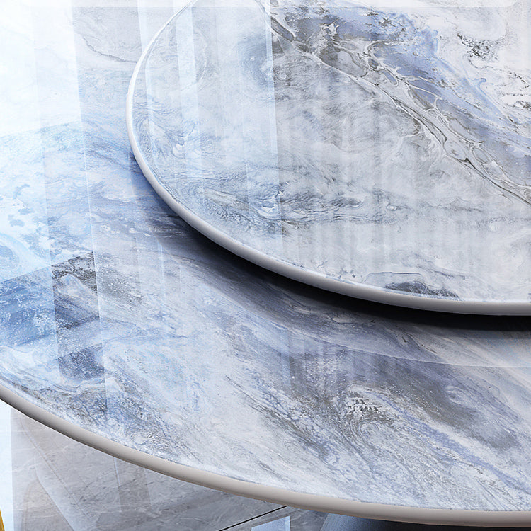 Mesa de comedor con tapa de mármol, mesa Convertible para cocina, comedor