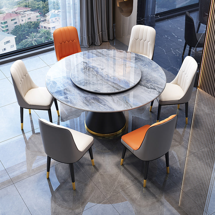 Mesa de comedor con tapa de mármol, mesa Convertible para cocina, comedor