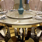 Mesa de comedor redonda convertible, mesa de pedestal para cocina, comedor