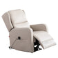 Contemporary Standard Recliner Solid Color Metal Indoor Reclining Arm