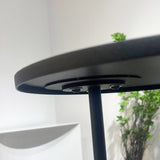 Pedestal Accent Side Table with Metal Top Side End Snack Table Clearhalo 'Coffee & Accent Tables' 'End & Side Tables' 'end_side_tables' 'furn' 'furn_end_side_tables' 'Furniture' 'Living Room Furniture' 7492661