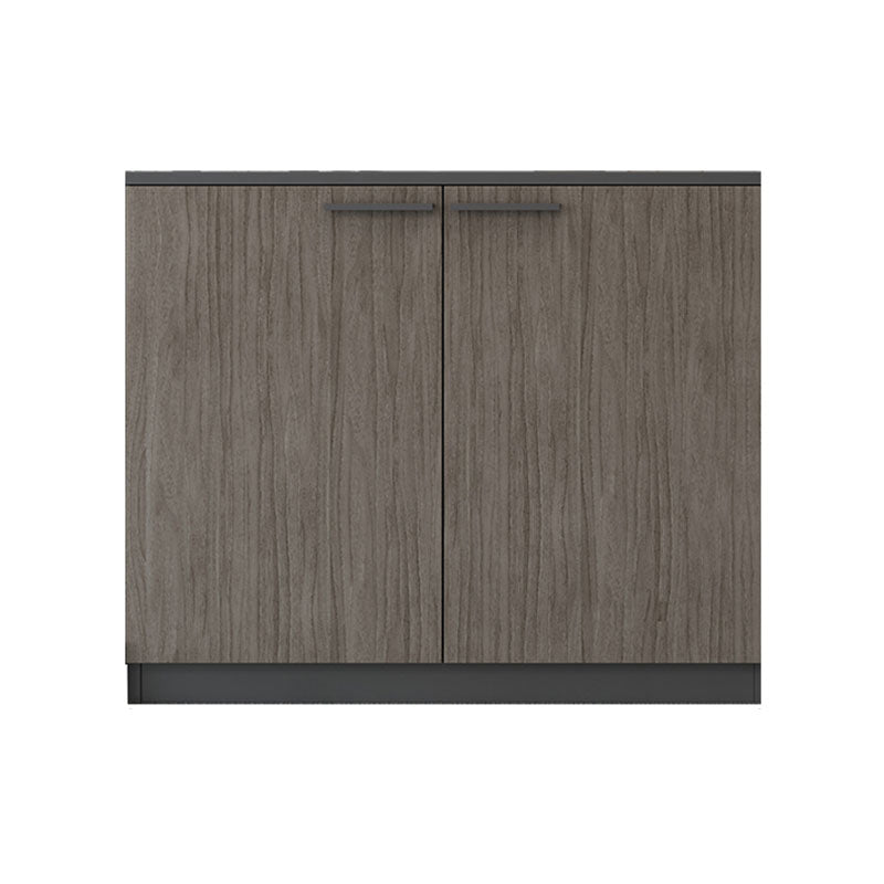 Medieval Modern Filing Cabinet Wooden Frame Lateral File Cabinet 31"L x 16"W x 31"H Grey Clearhalo 'Filing Cabinets' 'filling_cabinets' 'furn' 'furn_filling_cabinets' 'Furniture' 'Office Furniture' 7492744