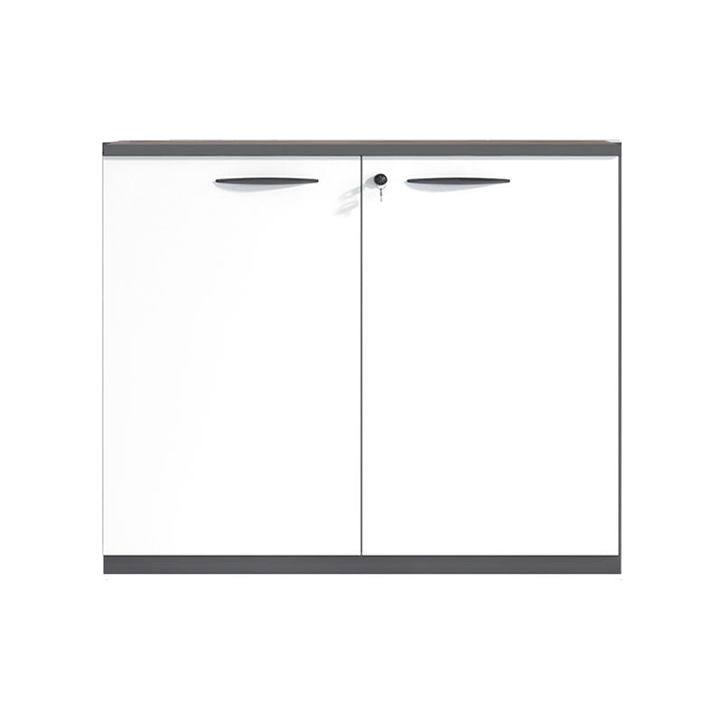 Medieval Modern Filing Cabinet Wooden Frame Lateral File Cabinet 31"L x 16"W x 31"H White Clearhalo 'Filing Cabinets' 'filling_cabinets' 'furn' 'furn_filling_cabinets' 'Furniture' 'Office Furniture' 7492745