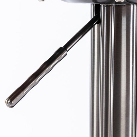 Contemporary Style Barstool Faux Leather Adjustable Height Bar Stool