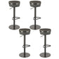 Contemporary Style Barstool Round Upholstered Bar Stool with Metal Base