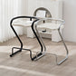 Industrial Metal Counter Stools Saddle Seat Counter Stool with Low Back