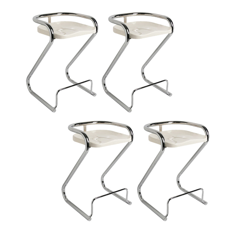 Industrial Metal Counter Stools Saddle Seat Counter Stool with Low Back