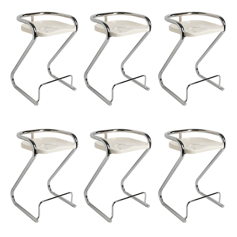 Industrial Metal Counter Stools Saddle Seat Counter Stool with Low Back