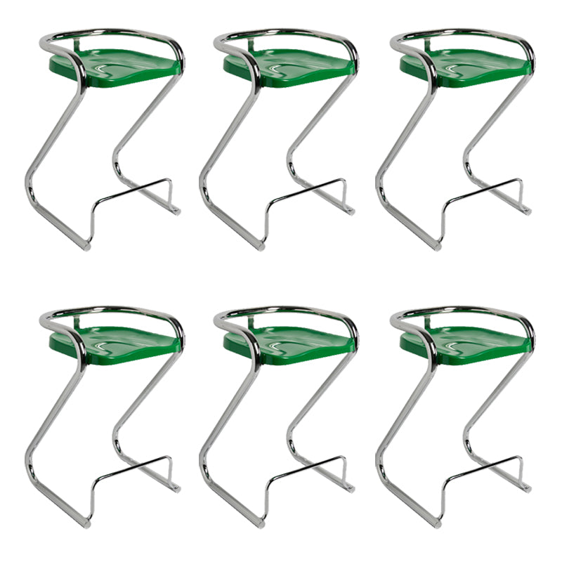 Industrial Metal Counter Stools Saddle Seat Counter Stool with Low Back