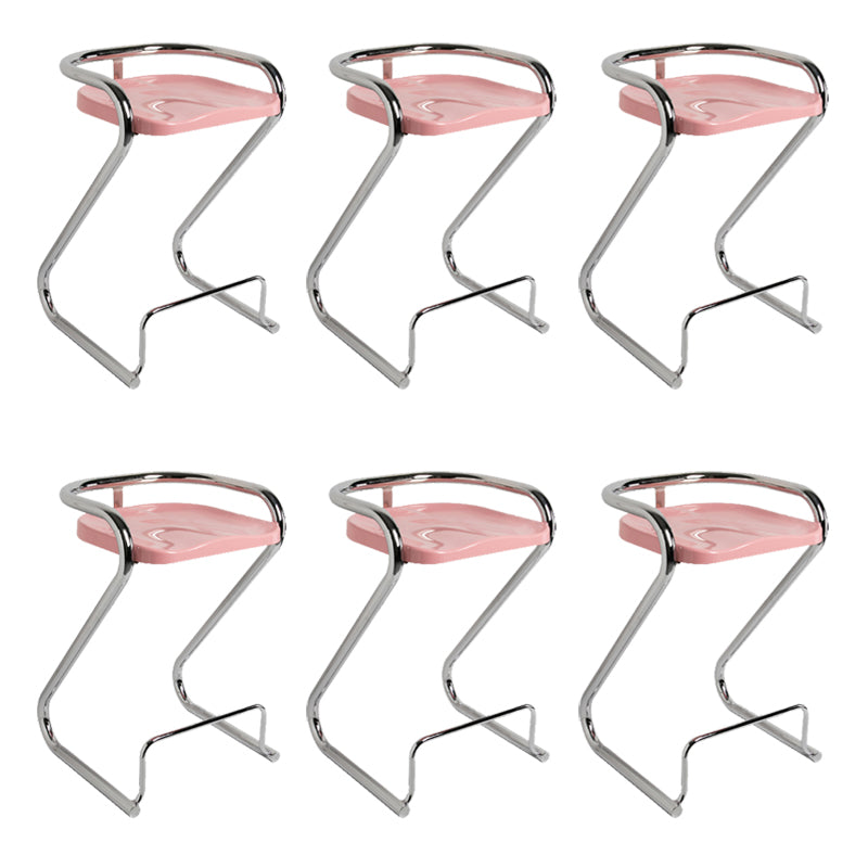 Industrial Metal Counter Stools Saddle Seat Counter Stool with Low Back