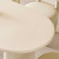 Double Pedestal Dining Table Solid Wood Dining Table in White for Dining Room Clearhalo 'Dining Tables & Seating' 'Dining Tables' 'dining_table' 'furn' 'furn_dining_table' 'Furniture' 'Kitchen & Dining Furniture' 7493180