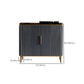 Mesa del aparador de mármol de tablero lateral contemporáneo con puertas para el comedor