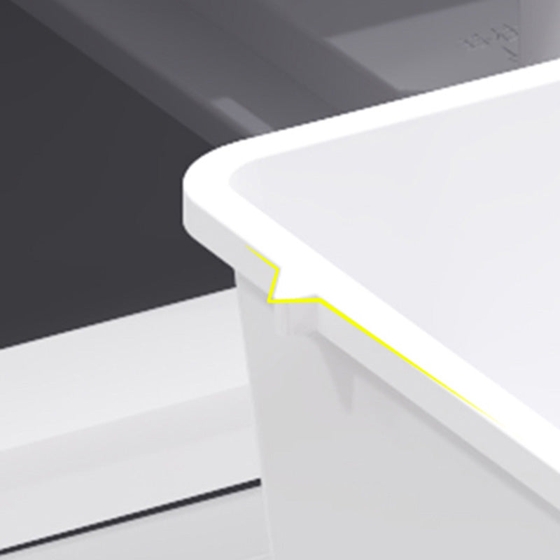 Rechthoekige plastic opbergkast tiener stijl eenvoudige slaapkamergarderobe