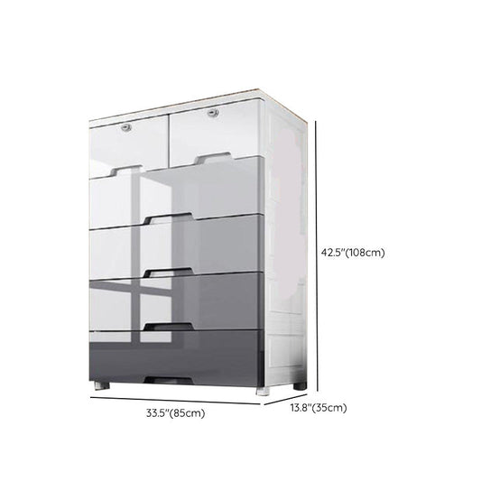 Armadio rettangolare in plastica in plastica teenagerma del guardaroba camera da letto semplice