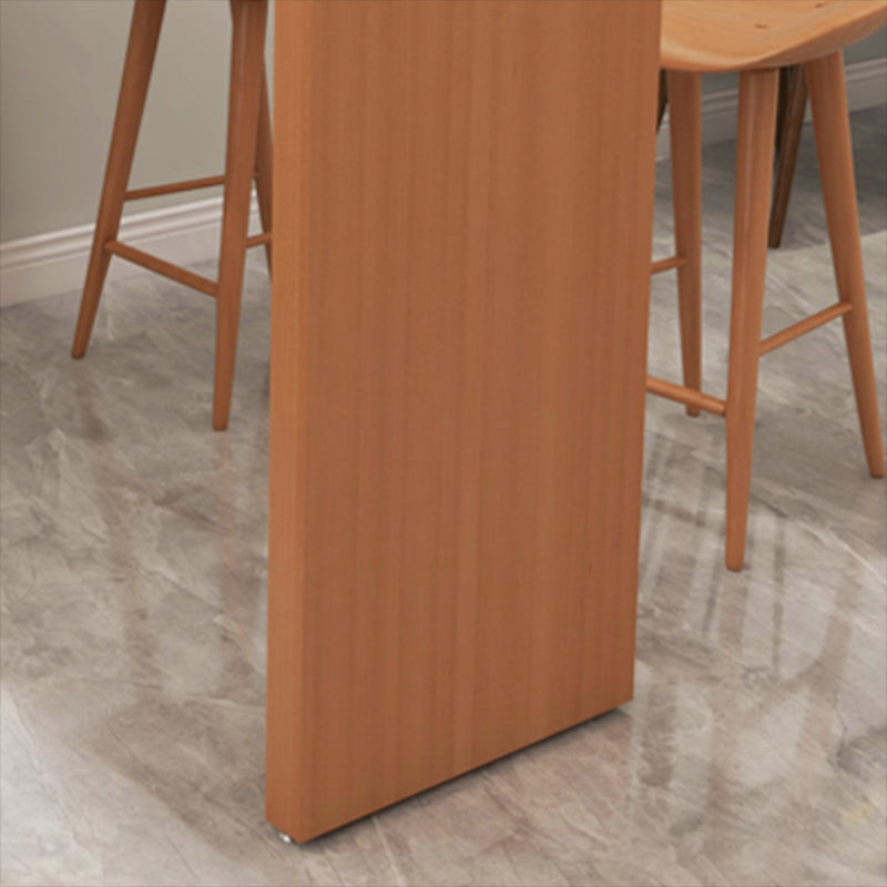 Juego de mesa rectangular para Bar y Pub, mesa de Bar de madera maciza de 1/3 Uds. Y taburetes sin respaldo