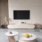Glam Stone TV Console Media Console Open Storage Console with Drawer for Living Room Clearhalo 'furn' 'furn_tv_stands_entertainment_centers' 'Furniture' 'Living Room Furniture' 'TV Stands & Entertainment Centers' 'TV Stands & Media Storage Furniture' 'tv_stands_entertainment_centers' 7496155