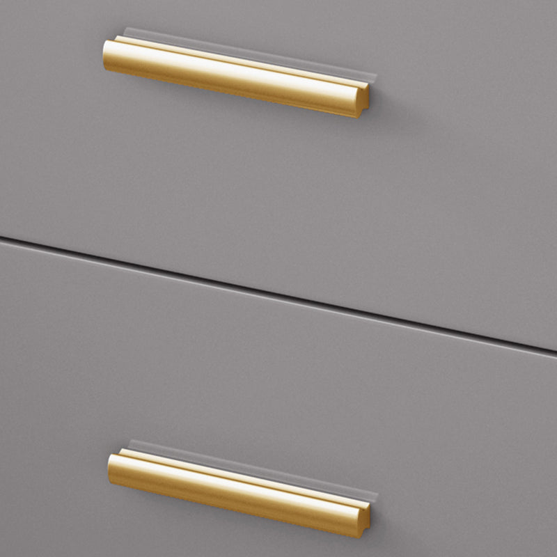 ストーンアクセントテーブルナイトスタンドグラムナイトスタンド2つの引き出しが付いています