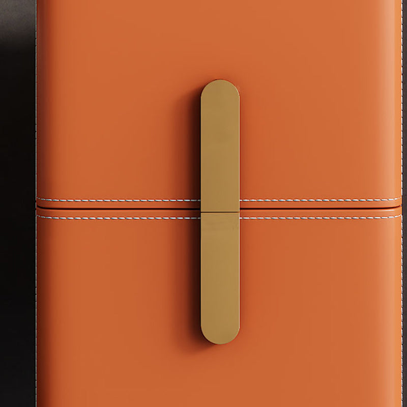 Table de nuit de table de table de table de table glam classique avec 2 tiroirs