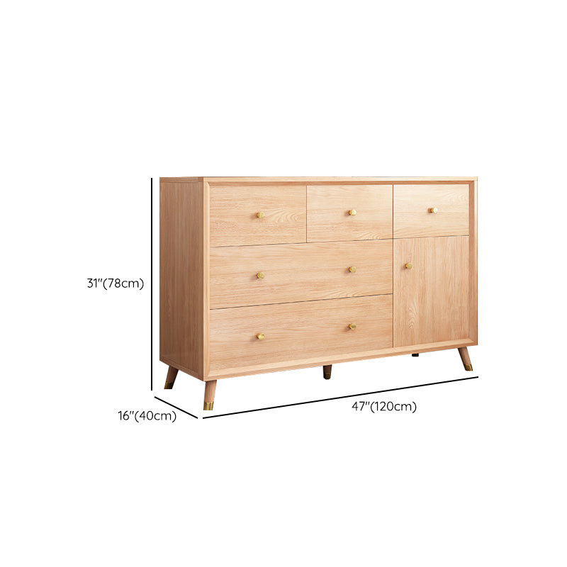 Wooden Chest Contemporary Glam Storage Chest Dresser with Drawers Clearhalo 'Bedroom Furniture' 'Dressers & Chests' 'dressers_chests' 'furn' 'furn_dressers_chests' 'Furniture' 7496360
