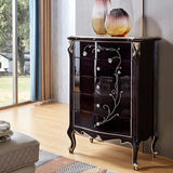 Classic Glam Dresser houten opbergkast dressoir met 5 laden