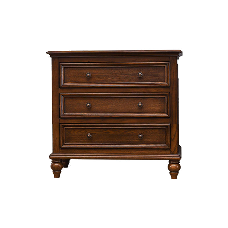 Commode traditionnelle en bois massif en bois massif avec tiroirs 3/4/7