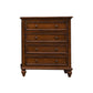 Commode traditionnelle en bois massif en bois massif avec tiroirs 3/4/7