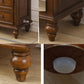 Commode traditionnelle en bois massif en bois massif avec tiroirs 3/4/7