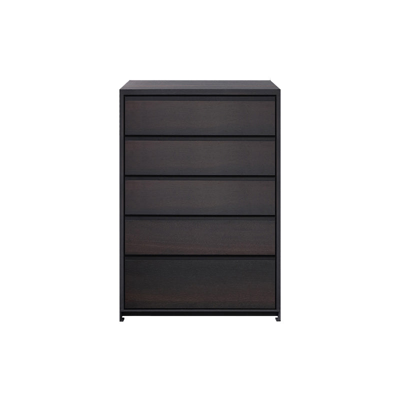 Black Storage Chest Dresser Wooden Storage Chest with Drawers https: res.litfad.com site img item 2023 02 03 7496397 1200x1200.jpg Clearhalo 'Bedroom Furniture' 'Dressers & Chests' 'dressers_chests' 'furn' 'furn_dressers_chests' 'Furniture' 7496397