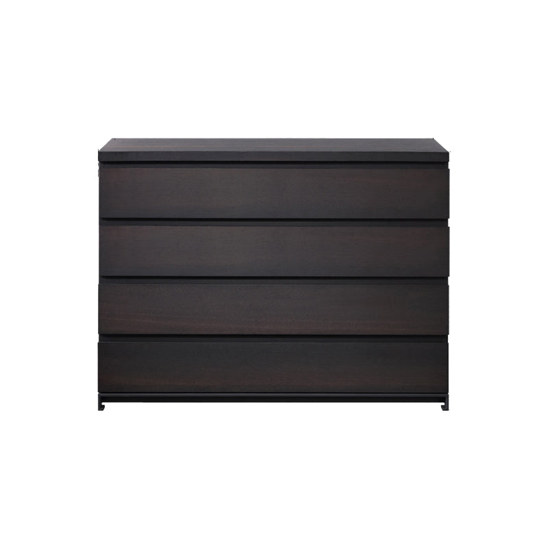 Black Storage Chest Dresser Wooden Storage Chest with Drawers https: res.litfad.com site img item 2023 02 01 7496404 1200x1200.jpg Clearhalo 'Bedroom Furniture' 'Dressers & Chests' 'dressers_chests' 'furn' 'furn_dressers_chests' 'Furniture' 7496404