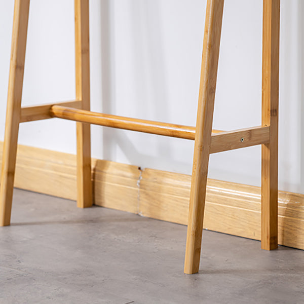 Tavolo da console rettangolare moderna tavolo di divano console in legno in marrone/naturale