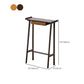 Tavolo da console rettangolare moderna tavolo di divano console in legno in marrone/naturale