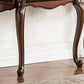 Free Form Shape Contemporary Console Table Wooden Console Sofa Table for Hall